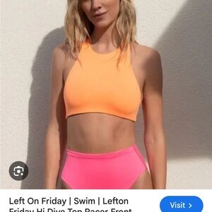 Left on Friday Hi dive top - Popsicle